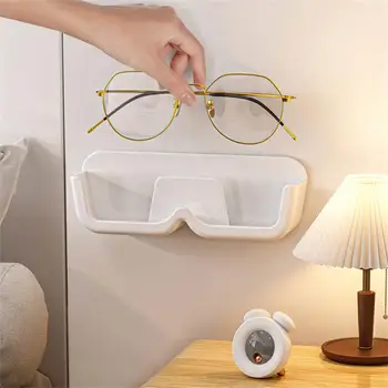 Ochelari Cutie de Depozitare Montate pe Perete Perforat Gratuit ochelari de Soare Organizator Rack High-end Vitrina de Sticla - Imagine 2  