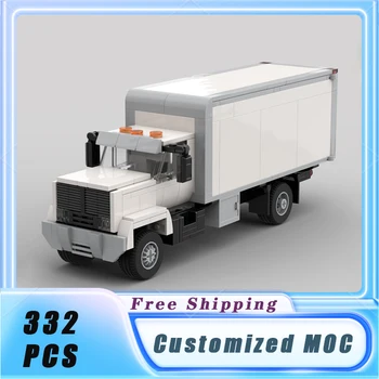 Orașul clasic Vehicule MOC C70 Boxtruck Blocuri Model Cărămizi Seturi Asambla Display Jucării pentru Copii Cadouri 332PCS - Imagine 1  