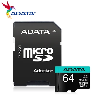 Original ADATA TF Card de Memorie U3 A2 V30 C10 Flash Card de 64GB, 128GB, 256GB 512GB Micro SDXC TF Carduri Pentru PC Telefon - Imagine 2  