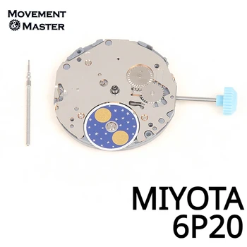 Original, japonez MIYOTA 6P20 Mișcarea de Brand Nou Cinci Ac Cuarț Circulație Mișcare Accesorii - Imagine 1  