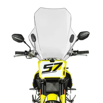 Pentru FB Mondial Pistă Plană 125 Universal Motocicleta Parbriz Capac de Sticlă Ecran Deflector Accesorii pentru Motociclete - Imagine 1  