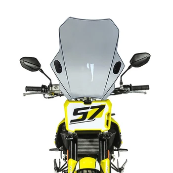 Pentru FB Mondial Pistă Plană 125 Universal Motocicleta Parbriz Capac de Sticlă Ecran Deflector Accesorii pentru Motociclete - Imagine 2  