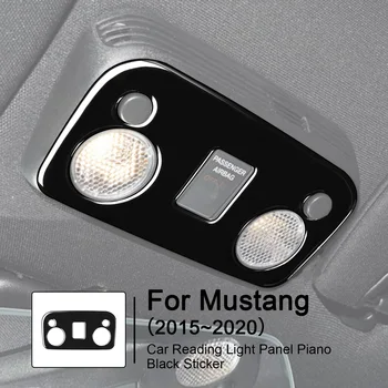 Pentru Ford Mustang 2015 2016 2017 2018 2019 2020 Mașină De Lectură Lampă Lumină Panoul De Pian Autocolant Negru Styling Interior Accesorii - Imagine 1  