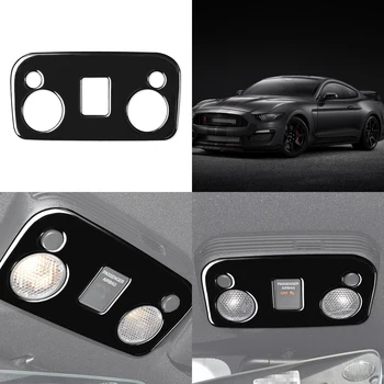 Pentru Ford Mustang 2015 2016 2017 2018 2019 2020 Mașină De Lectură Lampă Lumină Panoul De Pian Autocolant Negru Styling Interior Accesorii - Imagine 2  