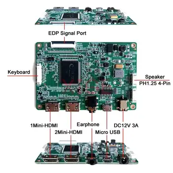 Pentru HB133WX1 NT133WHM Driver Placa de sistem Micro USB de 30 de Pini EDP Compatibil HDMI Mini Kit DIY 1366*768