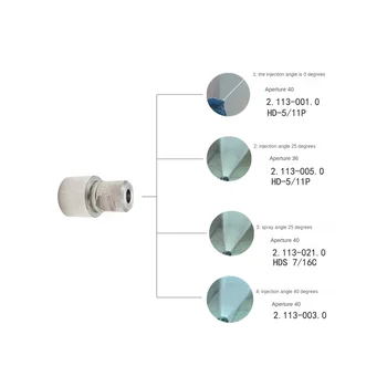 Pentru Karcher Industriale și Comerciale de curățare de Înaltă Presiune Accesorii Duza Ventilatorului 21130010/2.113-005.0 (D) - Imagine 2  