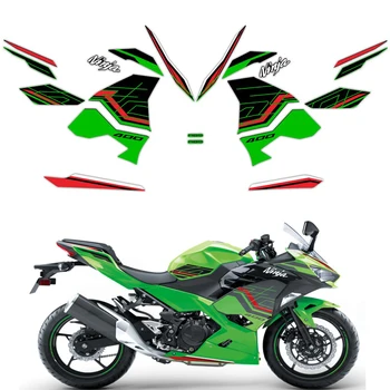 Pentru Kawasaki NINJA400 ninja 400 2018-2023 2018 2019 2020 2023 Ninja Accesorii pentru Motociclete Carenaj Autocolant Toată Autocolant Auto Kit - Imagine 1  