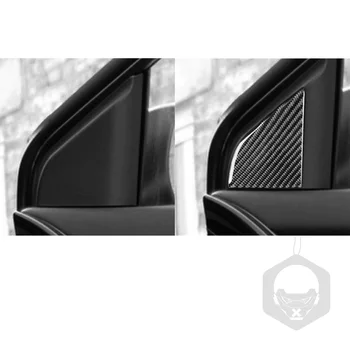 Pentru Mazda CX9 CX-9 2010-2015 Fibra de Carbon ușă Un pilon de sunet Panoul de Acoperire Tapiterie Interior Auto Accesorii Decorative Autocolante - Imagine 2  