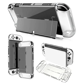 Pentru Nintendo Comutator OLED Mainframe Coajă de Protecție pentru a Comuta OLED Coajă de Cristal cu Suport Material PC - Imagine 1  