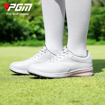 PGM Femei Greutate de Lumină Moale Respirabil Adidasi Femei Pantofi de Golf Impermeabil Anti-alunecare Doamnelor Buton Curea Pantofi de Sport XZ301 - Imagine 1  