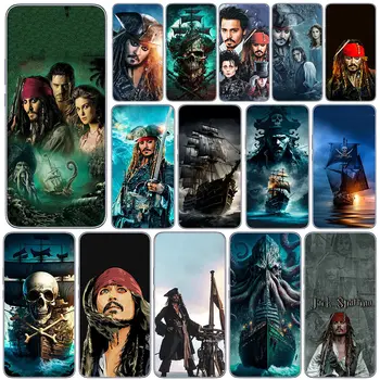 Piratii din Caraibe, Jack Sparrow Acoperire pentru Samsung Galaxy A04 A14 A23 A34 A54 M23 M33 M52 M53 M30S M31 M51 M21 Caz de Telefon - Imagine 1  