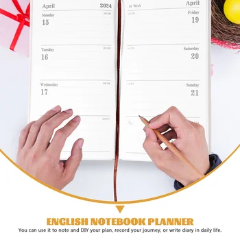 Planificatorul Notepad Engleză Notebook Planificator Planificator Lunar Pentru A Face Lista De Notebook Engleză Notebook Planificator Notepad - Imagine 2  
