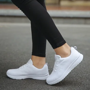 Platforma Femei Adidas Plasă de sex Feminin Pantofi de Funcționare Respirabil Femeie Vulcaniza pantofi sport pentru Femei tenis pantofi Casual 44 - Imagine 2  