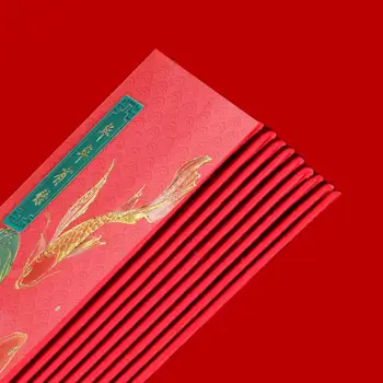 Plicuri Roșu Diverse Model Irizate De Hârtie Roșie Pachete 2023 Anul Nou Festivalul De Primăvară Binecuvânteze Buzunar Plicuri - Imagine 2  