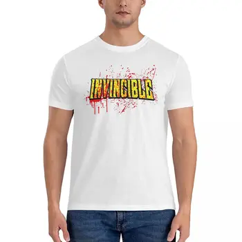 Plin de umor Invincibil T-Shirtinvincible Sânge Bulină Logo T-Shirt pentru Bărbați Crewneck Bumbac Tricouri Invincibil Maneci Scurte Tee Shir - Imagine 1  