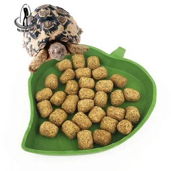 Reptile Frunze De Forma Vasului Reptile Alimentare Apa Vas De Broască Țestoasă Habitat Accesorii Placă De Apă Pentru Turtle Șopârle Hamsteri Șerpi 2024 - Imagine 1  