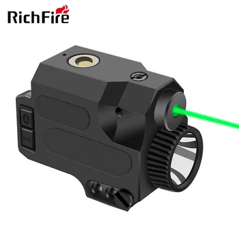 Richfire Lanternă Tactică 800LM white Combo Dot Laser cu încărcare Magnetic pentru Glock Taur în aer liber Vânătoare de Formare - Imagine 2  