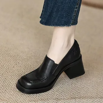 Sandale Cu Toc Pantofi Mary Jane 2023 Vara Femei Indesata Pantofi Nouă Tendință De Moda Rochie De Petrecere Slide-Uri Casual Mujer Zapatillas - Imagine 2  