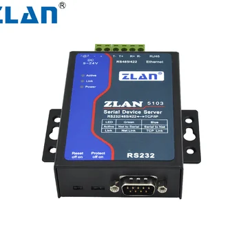 Server Zlan 5103 Rs232 Rs422 Rs485 Ethernet Industriale Singur Ethernet, Dispozitive De Comunicare - Imagine 2  