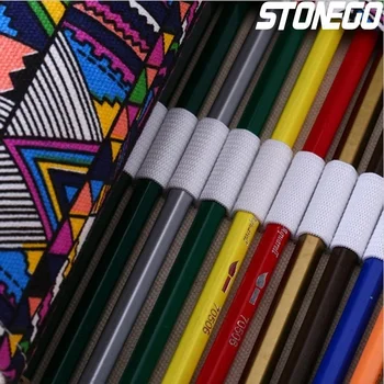 STONEGO 48/72 de Găuri Panza Folie Roll-Up Creion Stilou Sac Titularul Caz Husă de Depozitare - Imagine 2  