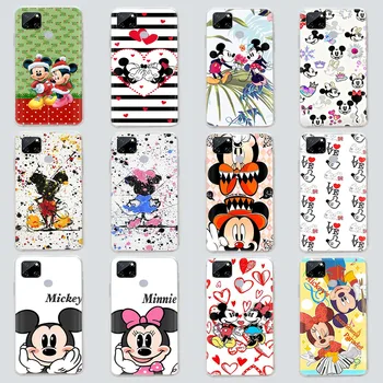 Transparent Caz pentru iPhone 5 5S SE 6 6S 7 8 Mini 12 11 Pro XR Max Capac Moale Mickey si Minnie - Imagine 1  