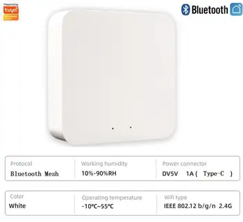 Tuya Smart Home Wifi bridge Gateway Hub Bluetooth Plasă WiFi Bridge Wireless de Viață Inteligent de Control de la Distanță de blocare a ușii de acces - Imagine 2  
