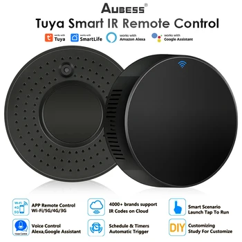 Tuya WiFi Smart IR Control de la Distanță Universal de la Distanță cu Infraroșu Pentru Smart Home Control Pentru TV, DVD AUD AC Lucra Cu Alexa de Start Google - Imagine 1  