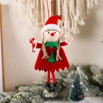Vanzarea De Noi De Crăciun Zână Drăguț Păpușă De Crăciun Decorare Copac Mic Agățat Accesorii Accesorii De Craciun - Imagine 2  
