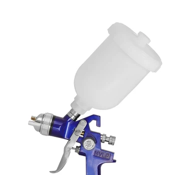 Vas de Plastic Spray Vopsea Oală H-2000 M14X1.0P Recipient Spray de Vopsea Pneumatice, Accesorii scule Universal Durabil - Imagine 1  