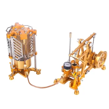 Watt Reactor Model Motor cu Abur cu Cazan Rece Știința Proiect Jucării Fizica Experiment de Colectare de Jucării Cadou - Imagine 2  