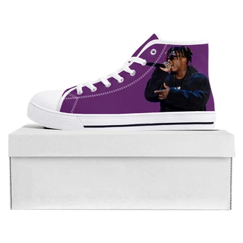 Wrld 999 Hip Hop Rapper Suc Mare De Top De Înaltă Calitate Adidasi Barbati Femei Adolescent Canvas Sneaker Pereche De Pantofi Pantof Alb - Imagine 2  