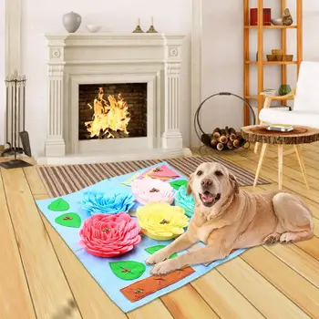 X60cm Câinele Adulmecă Mat Găsi Hrană Formare Patura De Joaca Cat Jucării Câine De Companie Pentru A Scapa De Stres Puzzle Sniffing Pad - Imagine 1  