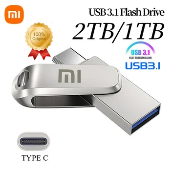 Xiaomi Original 2TB U Drive 3.1 Tip-C Interface 1TB 512GB ssd 256GB USB Portabil Tip de Telefon Calculator Transmiterea Reciprocă de Memorie - Imagine 1  
