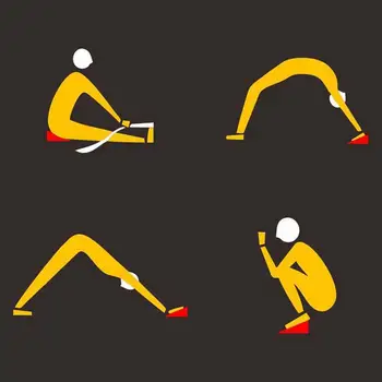 Yoga Pană Profesionale Înălțime Spuma Pană Pentru Exercitarea Spuma Întinde Oblic Placi Pentru Gamba Puterea Îmbunătățirea Suport Pentru Picioare - Imagine 2  