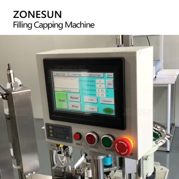 ZONESUN ZS-EL450 0,2 ml-2ml Automate Sticla lichid de Umplere și Mașină de Plafonarea Mașină Flacon, Seringă de Ambalare Linie de Producție - Imagine 2  