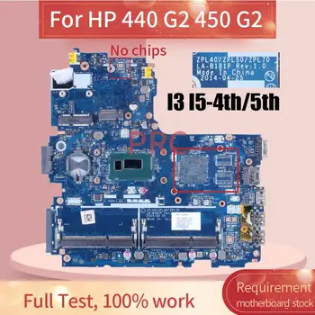 ZPL40/ZPL50/ZPL70 LA-B181P Pentru HP Probook 440 450 G2 Notebook Placa de baza UMA I3 I5 4th/5th CPU 799552-601 Laptop Placa de baza de Test - Imagine 1  